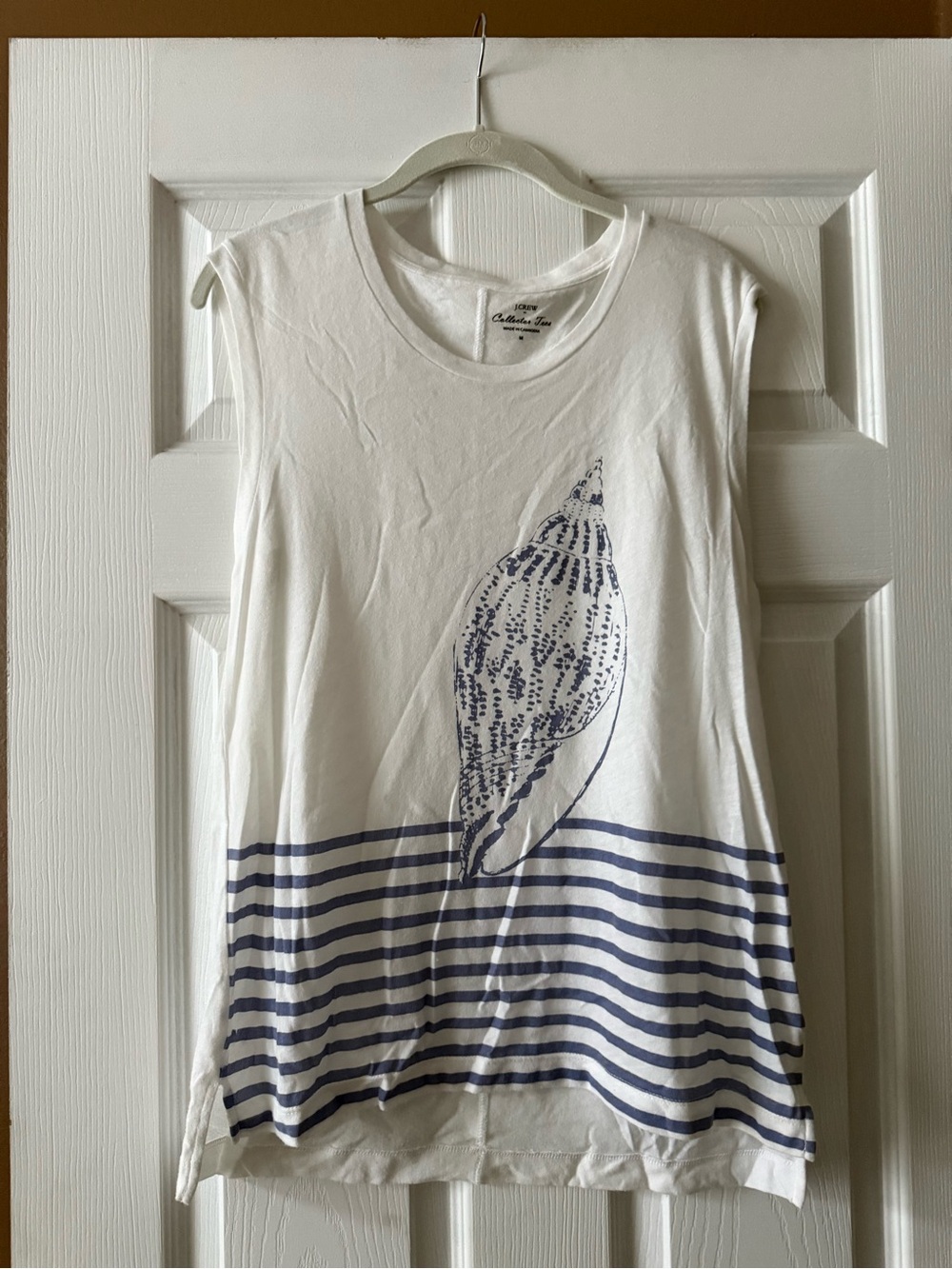 J. Crew Seashell Collectors Tee Size Medium
